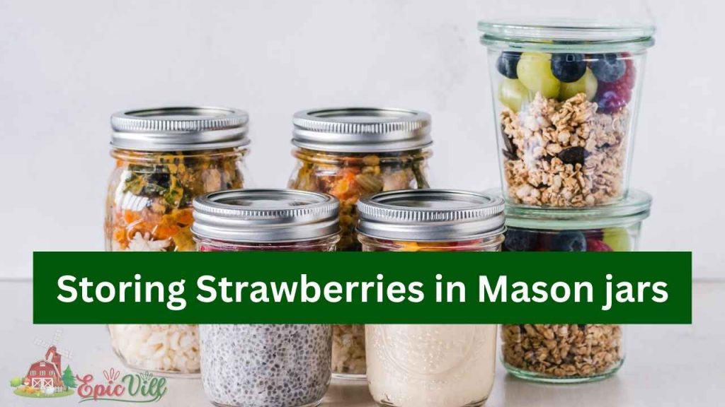 Storing Strawberries In Mason Jars | Storing Berries In Mason Jars